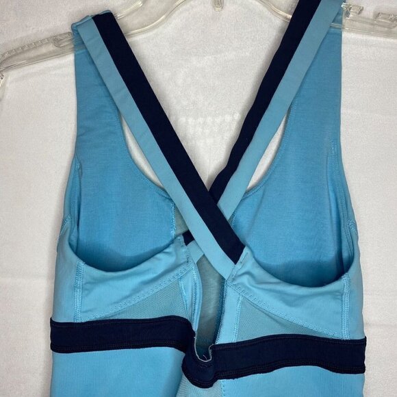 Lululemon Stuff Your Bra Tank II Blue Moon/Inkwell Size 4 - Picture 5 of 6